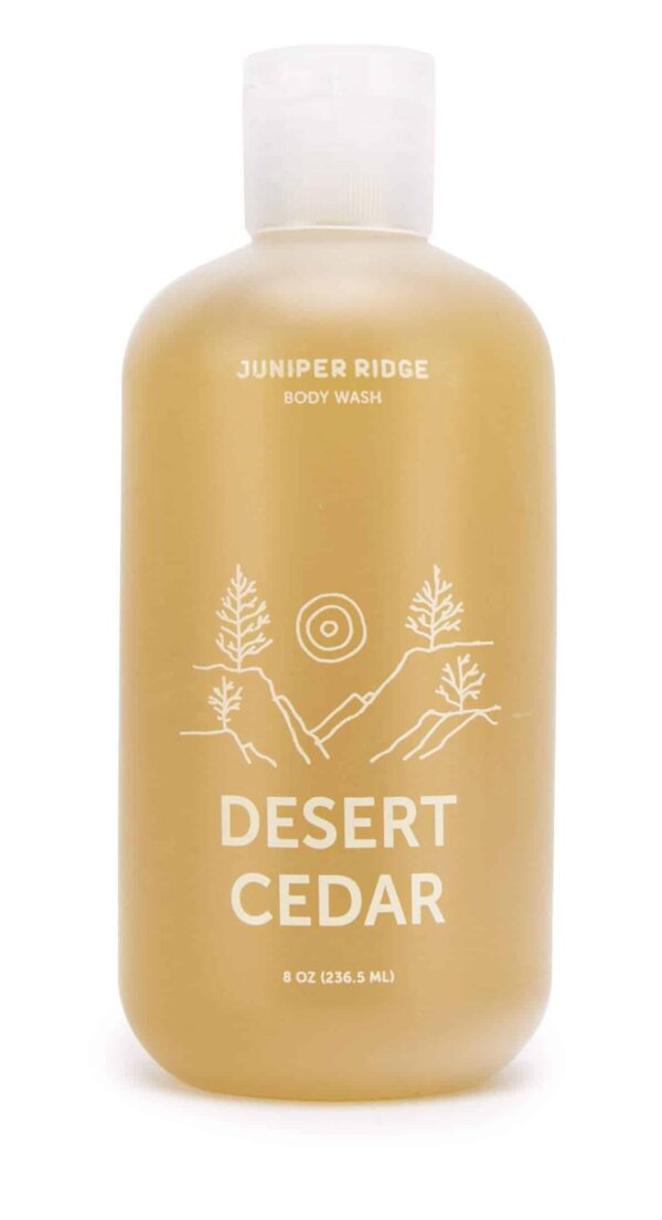 JUNIPER RIDGE Desert Cedar Body Wash - All-Purpose Liquid Castile Soap, Multi-Use Body Wash, Shampoo, Hand Wash, Face Wash, Clean, Vegan, Paraben Free