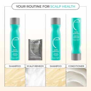 Malibu C Scalp Wellness Conditioner (33.8 oz) - Scalp Soothing Hair Conditioner with Eucalyptus + Spearmint Oil - Sulfate-Free Moisturizing Dry Scalp - Image 6