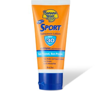 Banana Boat Sport Ultra SPF 30 Face Sunscreen Lotion, 3oz | Travel Size Face Sunscreen SPF 30, Daily Face Sunscreen, Banana Boat Sunscreen SPF 30 Loti