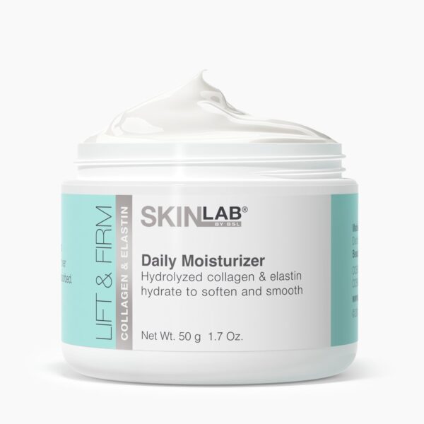 SKIN LAB BY BSL Lift and Firm DAILY MOISTURIZER - Hydrolyzed Collagen & Elastin, Vitamin C and Vitamin E to moisturize, soften and soothe fine lines a
