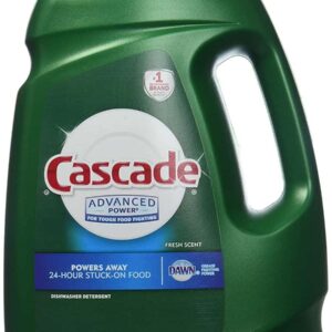 Cascade Advanced Power Liquid Machine Dishwasher Detergent with Dawn, 125-Fl. Oz, Plastic Bottle (125 Fl Oz) - Image 1