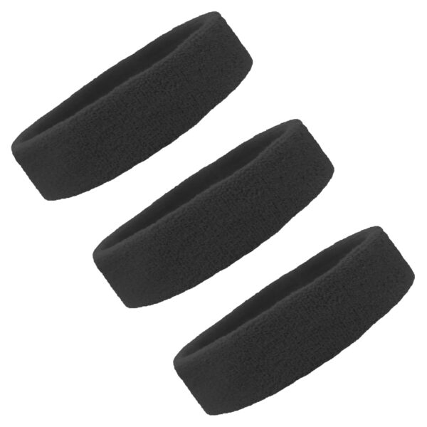 Sweat Bands/Headbands for Women Men/Elastic Headband, Sports Sweatband, Athletic Stretchy Head Band, Workout Running Basketball Tennis, Moisture Wicki