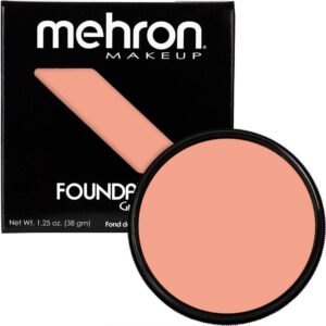 Mehron Makeup Foundation Greasepaint | Stage, Face Paint, Body Paint, Halloween Makeup 1.25 oz (38 g) (AUGUSTE) - Image 3