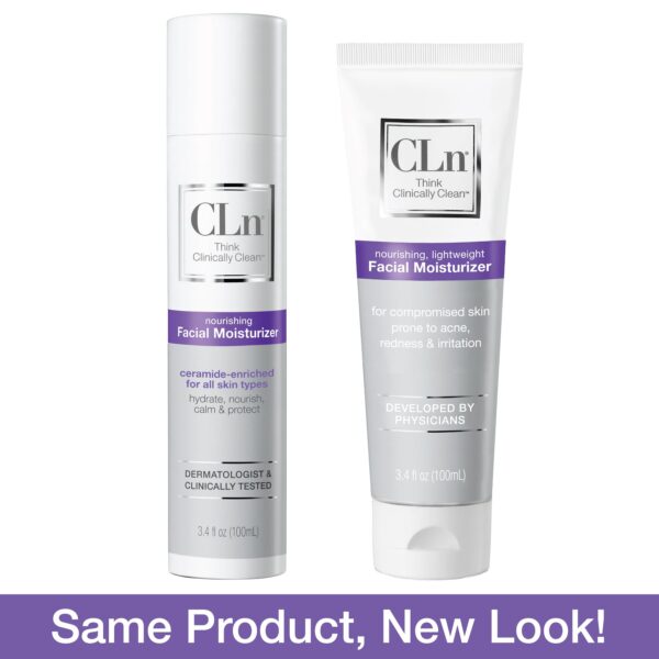 CLn? Facial Moisturizer - Soothes & Calms Skin, Helps Reduce Appearance of Redness, Locks in Moisture without Clogging Pores, Dermatologist & Clinical - Image 2