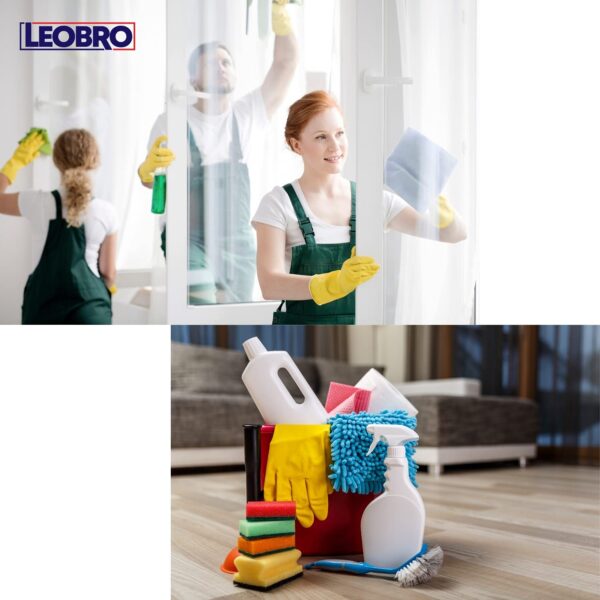 LEOBRO Hand-held Groove Gap Cleaning Tools Door Window Track Cleaning Brushes Air Conditioning Shutter Cleaning Brushes Pack of 4 - Image 4