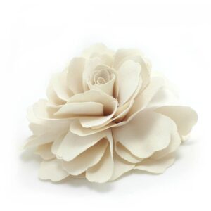 Meilliwish Camellias Flower Hair Clip and Brooch Pin 1 PCS(Cream) (A74) - Image 1