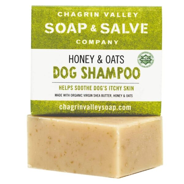 Natural Dog Shampoo ? Honey & Oats Promote Healthy Coat and Skin - Moisturizing for Dry, Sensitive or Itchy Skin ? Pure Essential Oils for Smelly Dogs