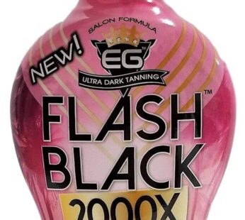 European Gold Flash Black 2000X Indoor Tanning Lotion with Time-Release DHA Bronzers, 12 Ounce