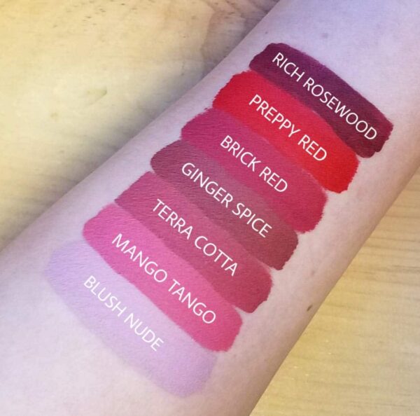 Aromi True Maroon Matte Liquid Lipstick | Dark Red Lip Color with Warm Undertones, Bordeaux Lipstick, Vegan, Cruelty-free, Long-wear, Waterproof (Rich - Image 4