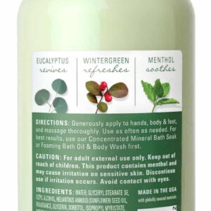 Village Naturals Therapy Muscle Shea Butter Lotion, Eucalyptus Mint Scent, 16 fl oz, Pack of 3 - Image 2