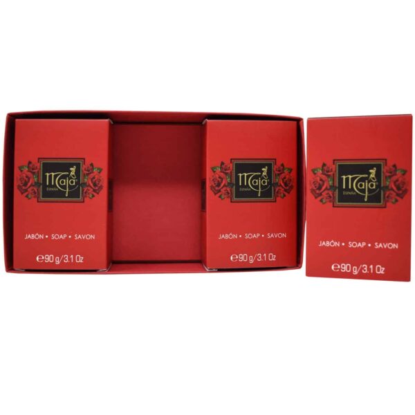 Maja Soap Sets Rectangle (3 x 3.1 Oz. Each) 18.6 Oz Total-2-PACKS(Sets) of 3 Soaps- - Jabon Perfumado - Image 4
