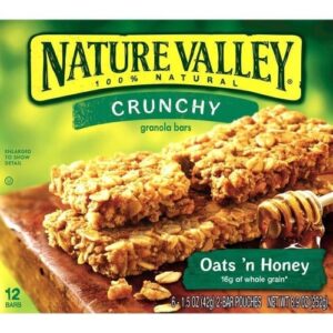 Nature Valley, Crunchy Granola Bars, Oats N Honey, Six 1.5 Ounce 2-bar Pouches Per Box (2 Pack)2 - Image 1