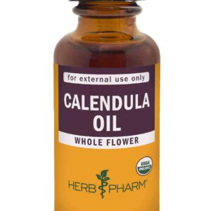 Herb Pharm Certified Organic Calendula Oil, 1 Fl Oz - Image 1