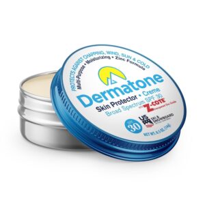 Dermatone Skin Protector w/Zinc | Skin Balm for Face & Lips | Barrier Cream for Sun, Wind & Cold | SPF 30 Zinc Sunscreen | Moisturize Heal & Repair Dr - Image 1