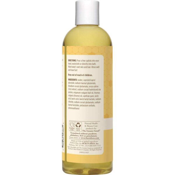 Burt's Bees Baby Shampoo & Wash, Fragrance, 12 Fl Oz - Image 4