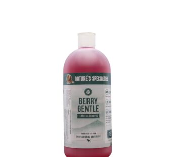 Nature’s Specialties Berry Gentle Ultra Concentrated Face and Body Wash for Pets, Makes up to 4 Gallons, Natural Choice for Professional Groomers, Gen