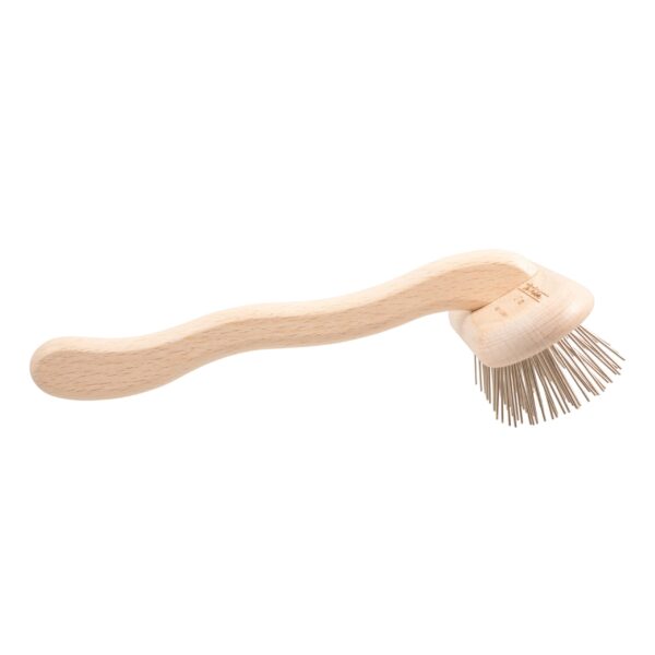 Chris Christensen Original Series 27 mm T-Brush - Dog & Cat Grooming Brush, Groom Like a Professional, Stainless Steel Pins, Lightweight Beech Wood Bo - Image 2