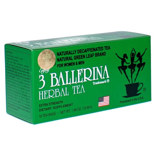 3 Ballerina Diet Tea Extra Strength for Men and Women (6 Boxes x 18 Bags) - Image 3