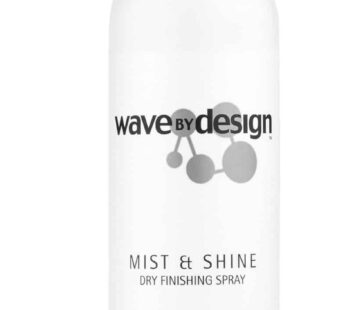 Design Essentials Wave By Design Mist & Shine Dry Finishing Spray – Moisturizes & Add Shine – 8 Oz