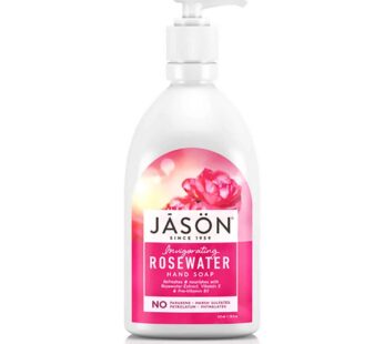 Jason Hand Soap, Invigorating Rosewater, 16 Oz (Packaging May Vary)