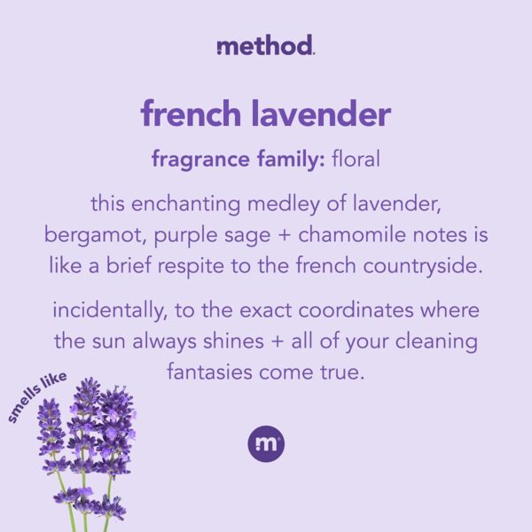 Method Gel Hand Soap Refill, French Lavender, Biodegradable Formula,, 34 Fl Oz (Pack of 1) - Image 3