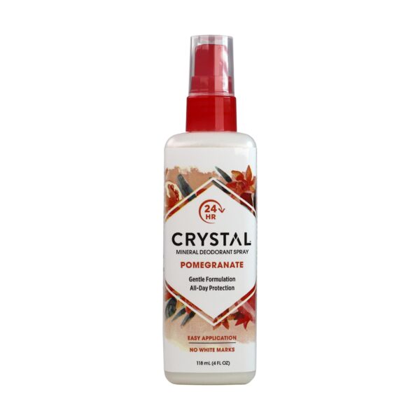 Crystal Essence Deodorant Spray, Pomegranate, 4 oz