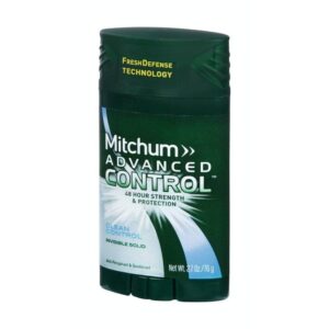 Mitchum Men Advanced Control, Clean Control Invisible Solid 2.7 oz (Pack of 4) - Image 1