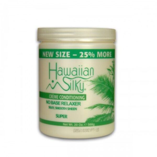 Hawaiian Silky no base relaxer, super, Beige, 20 Ounce