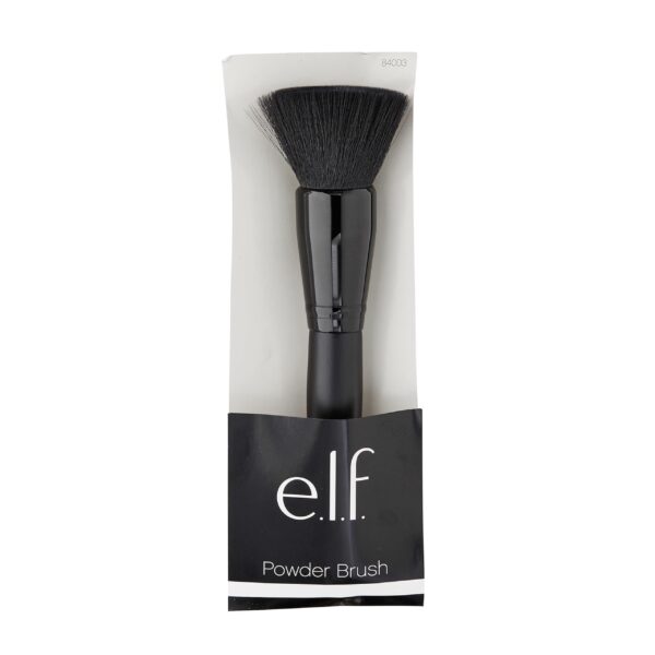 e.l.f. Powder Brush, Versatile Makeup Brush For Powder Or Blush, Creates A Sculpted Look, Made With Synthetic Bristles, Vegan & Cruelty-Free - Image 3