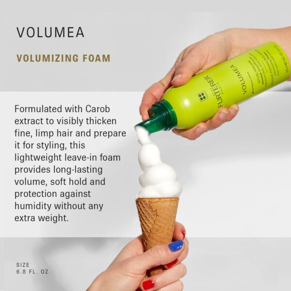 Rene Furterer VOLUMEA Volumizing Foam - For Fine, Limp Hair - Lightweight - Thickening & Long-Lasting Volume - 6.8 fl. oz. - Image 2