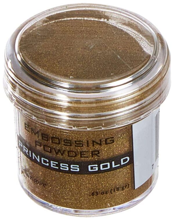 Ranger 359868 Embossing Powder, Princess Gold, .63 oz - Image 3
