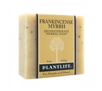 Plantlife Frankincense Myrrh Bar Soap – Moisturizing and Soothing Soap for Your Skin – Hand Crafted Using Plant-Based Ingredients – Made in California