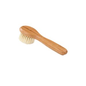 Facial Cleansing Brush - Natural Bristle Wood Handle - Image 4