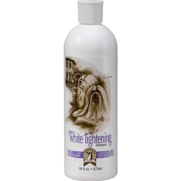 #1 All Systems Pure White Lightening Pet Shampoo, 16-Ounce