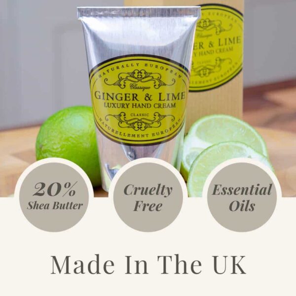 Naturally European Fragrance by Somerset Ginger and lime hand cream by somerset, 2.52 Fl Oz - Image 4