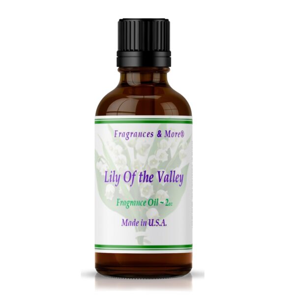 Fragrances & More - Lily of The Valley Fragrance Oil 2 oz. (60ml) Candle Scent for Candle Making. Scented oil for Home Diffusers. Essential Oils for S
