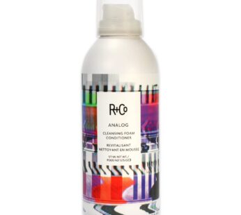 R+Co Analog Cleansing Foam Conditioner | Weightless Softening + Conditioning + Frizz Protection | 5.75 Oz
