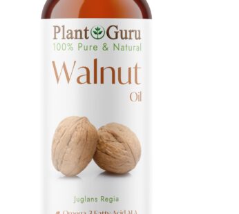 Walnut Oil 16 oz – Cold Pressed 100% Pure Natural – Skin, Body, Face, and Hair Growth Moisturizer. Great For Creams, Lotions, Lip balm and Soap Making