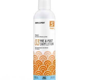 Solpri Pre and After Swim Lotion with Vitamin C 8 Fl Oz – Pre Swim Chlorine Skin Protection, Pre Swim Lotion for Chlorine (8 Fluid Ounce, Warm Citrus)