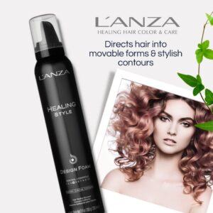 L'ANZA Healing Style Design Foam with Low Hold Effect, Boosts Shine and Adds Body, With UV and Heat Protection to Prevent Sun and Styling Damage (7.1 - Image 4