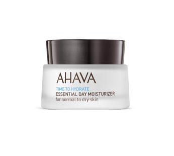 AHAVA Essential Day Moisturizer, Normal to Dry Skin – Essential Daily Hydrating Facial & Neck Cream, Anti-Aging & Smoothing Effect, Enriched with Osmo