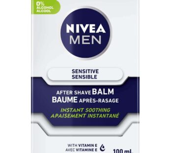 NIVEA FOR MEN Sensitive Post Shave Balm 3.30 oz (Pack of 2)