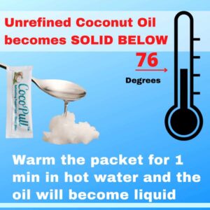 CocoPull - Organic Oil Pulling 14 Packets/Sachets with Coconut Oil and Peppermint Oil for Healthy Teeth, Gums, Bad Breath Remedy. Natural Teeth Whiten - Image 7