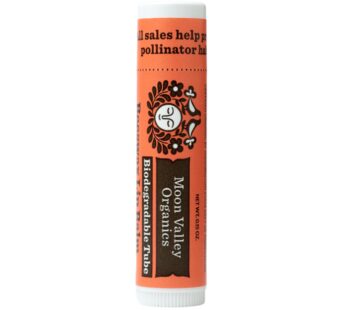 Moon Valley Organics Beeswax Lip Balm for Moisturizing Lips and Cuticles (ZINGY CINNAMON, 1-Pack)