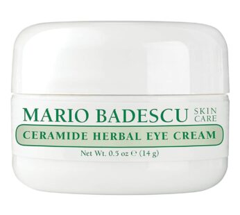 Mario Badescu Ceramide Herbal Eye Cream for All Skin Types, Lightweight & Antioxidant-Rich Eye Care that Brightens & Hydrates, Pack of 1, 0.5 Oz