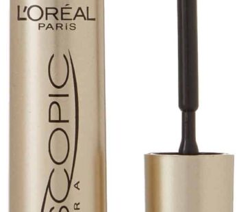 L’Oreal Paris Telescopic Mascara, Black [905] 0.27 oz (Pack of 2)