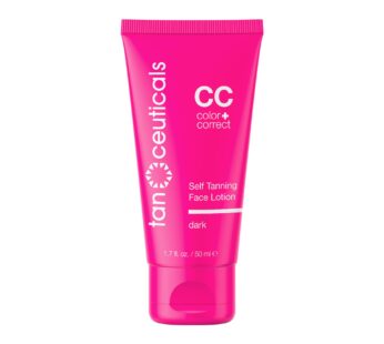 Tanceuticals Facial Self Tanner – CC Self Tanning Lotion for Face Gives Natural, Long Lasting Sunless Tan – Fresh Coconut Scent – Won?t Clog Pores or