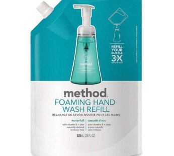 Method Foaming Hand Soap, Refill, Waterfall, Biodegradable Formula, 28 oz, (Pack of 1)
