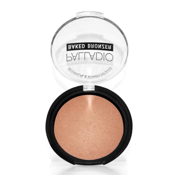 Palladio Baked Bronzer, Highly Pigmented and Easy to Blend, Shimmery Bronzed Glow, Use Dry or Wet, Lasts all day long, Provides Rich Tanning Color Fin - Image 3