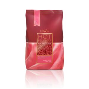 Italwax Rose - 1kg / 2.2lb - Hard wax beads for hair removal - Natural formulation ideal for all skin type - Unscented - Recommended for Bikini Area a - Image 1